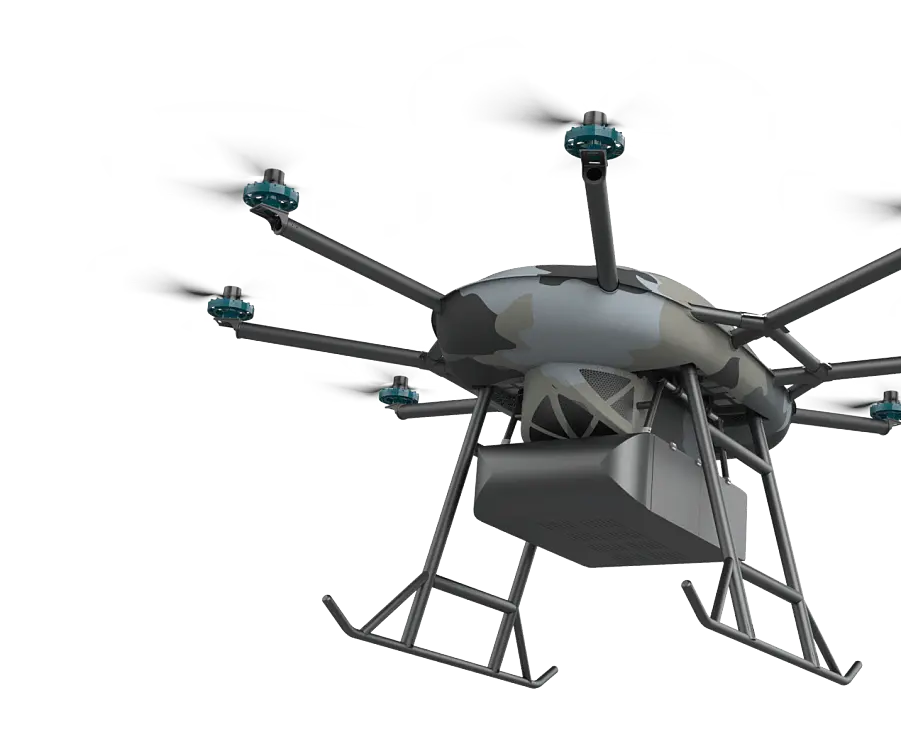 Whale Shaped Body Drone