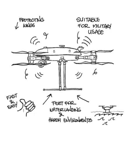 Dasal Aerospace X8 Sketch2